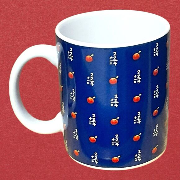 Lang and Wise Susan Winget Ceramic Coffee Cup Mug School Days Flag Vintage 1996 - Picture 5 of 16